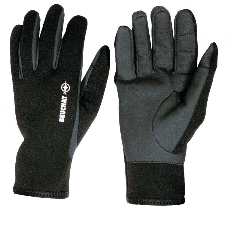 Gants SIROCCO SPORT PROTECT 1.5mm Beuchat avec renfort en cuir synthétique