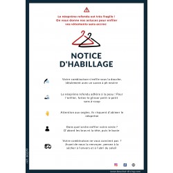 NOTICE D'HABILLAGE