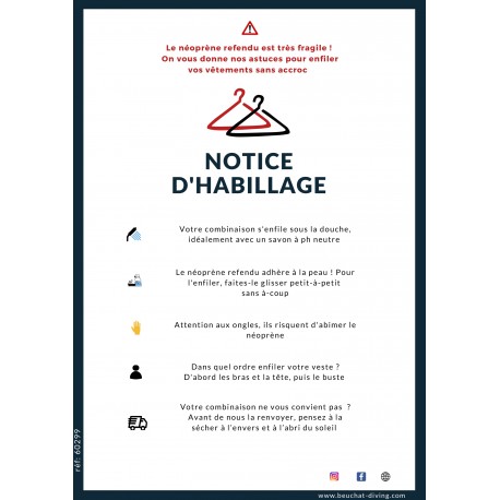 NOTICE D'HABILLAGE