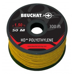 Bobina de hilo 50 M TRENZADO DYNEEMA amarillo