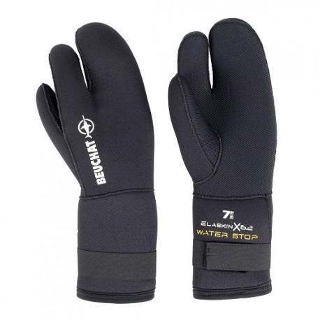 Gants de plongée sous-marine Beuchat 3 doigts en néoprène 7mm