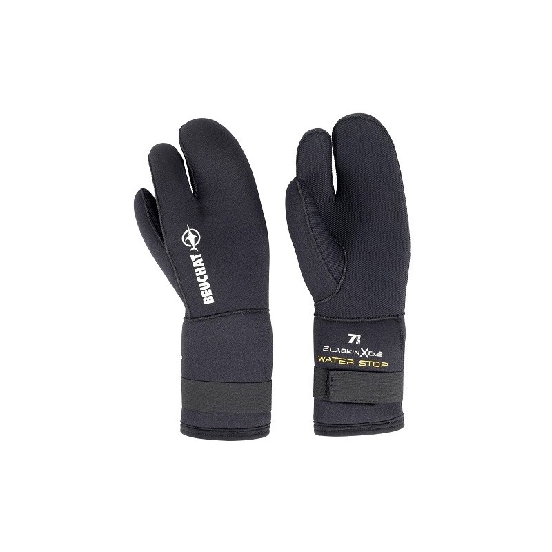 Gants de plongée sous-marine Beuchat 3 doigts en néoprène 7mm