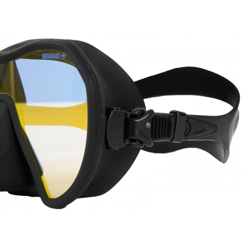 Masque de plongée apnée et Snorkeling Maxlux S Beuchat Bleu Vert :  : Sports et Loisirs