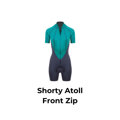 Shorty de snorkeling femme en néoprène 2mm