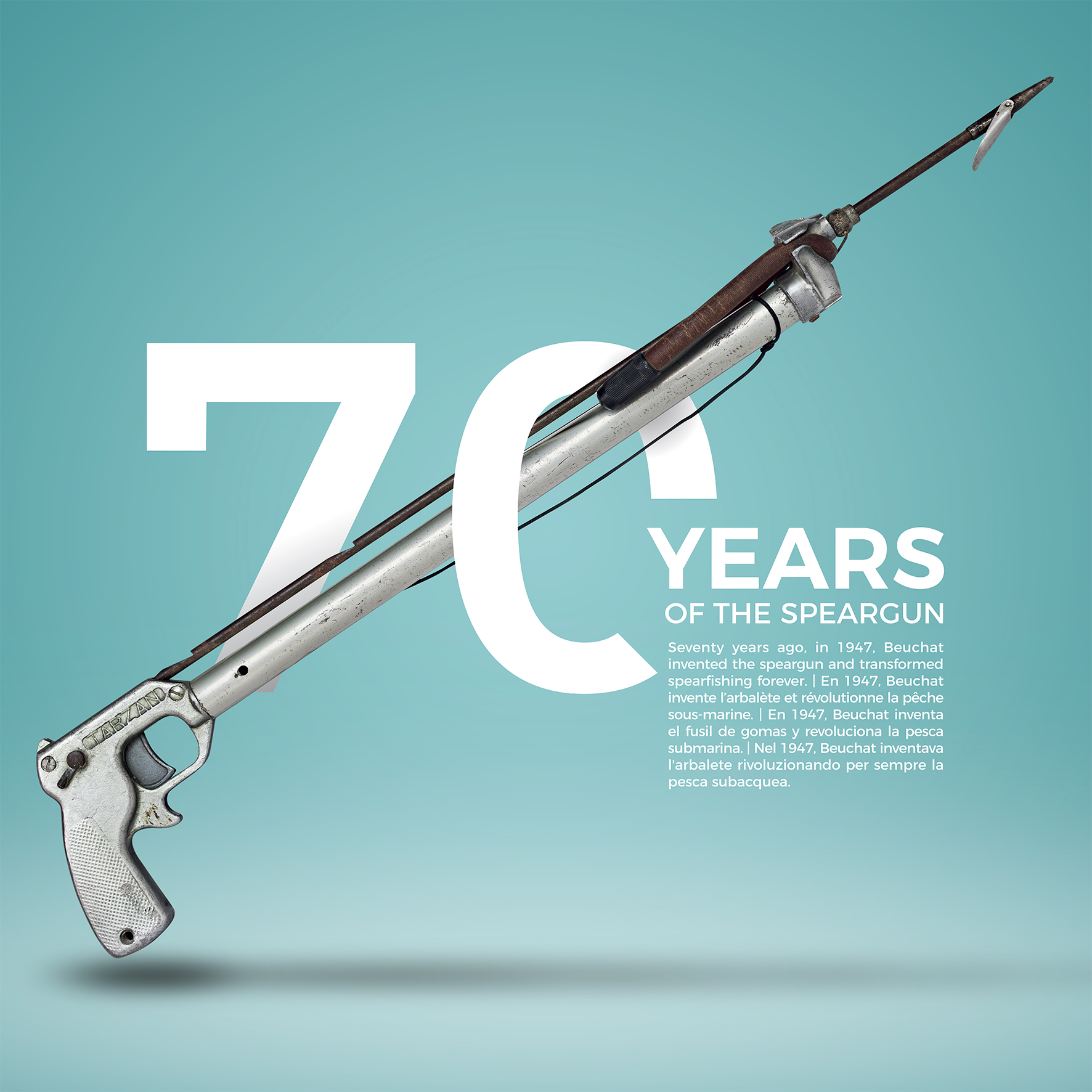 1947-2017 : 70 years of underwater speargun - Beuchat
