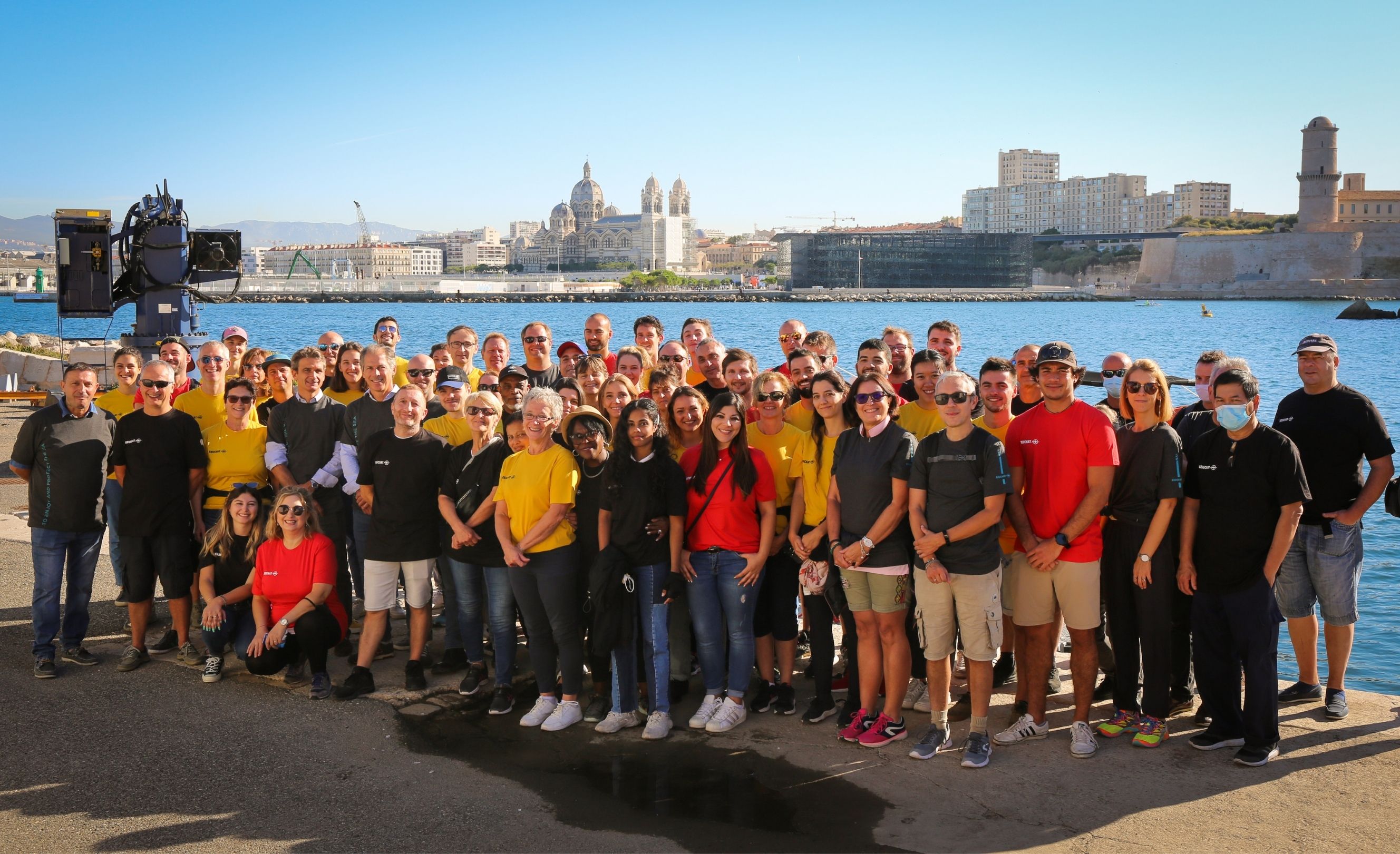 Les équipes Beuchat se sont retrouvées en plein centre ville de Marseille